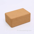 Blank Cork Yoga Blocs Natural Brick